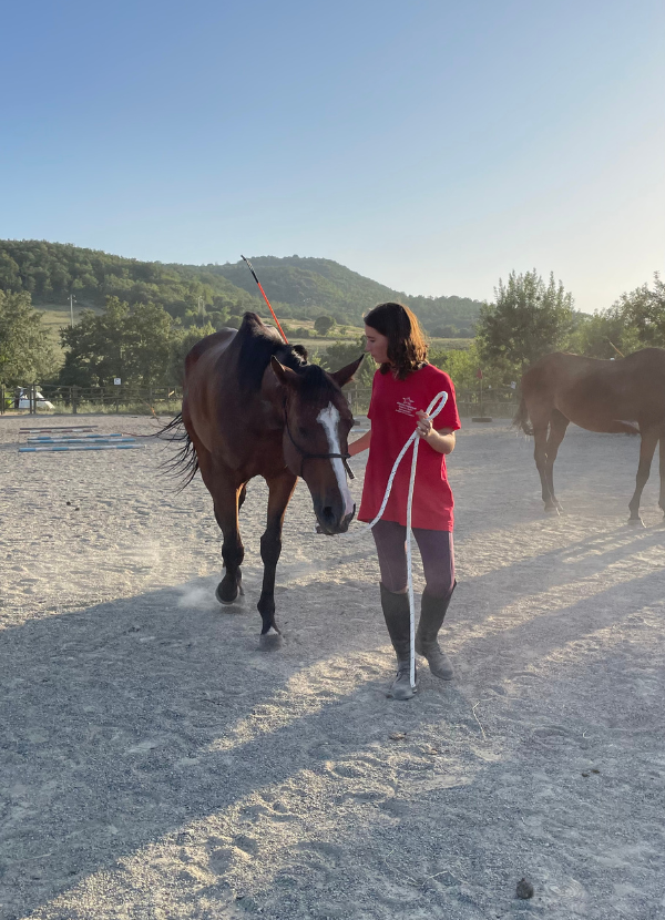 ragazza a cavallo